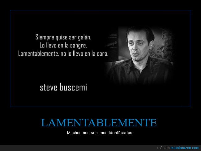 Steve buscemi,cara,feo,galán,actor,cine